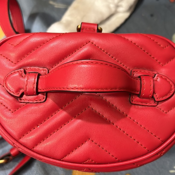 COPY - Red Gucci mini backpack purse - Picture 8 of 11